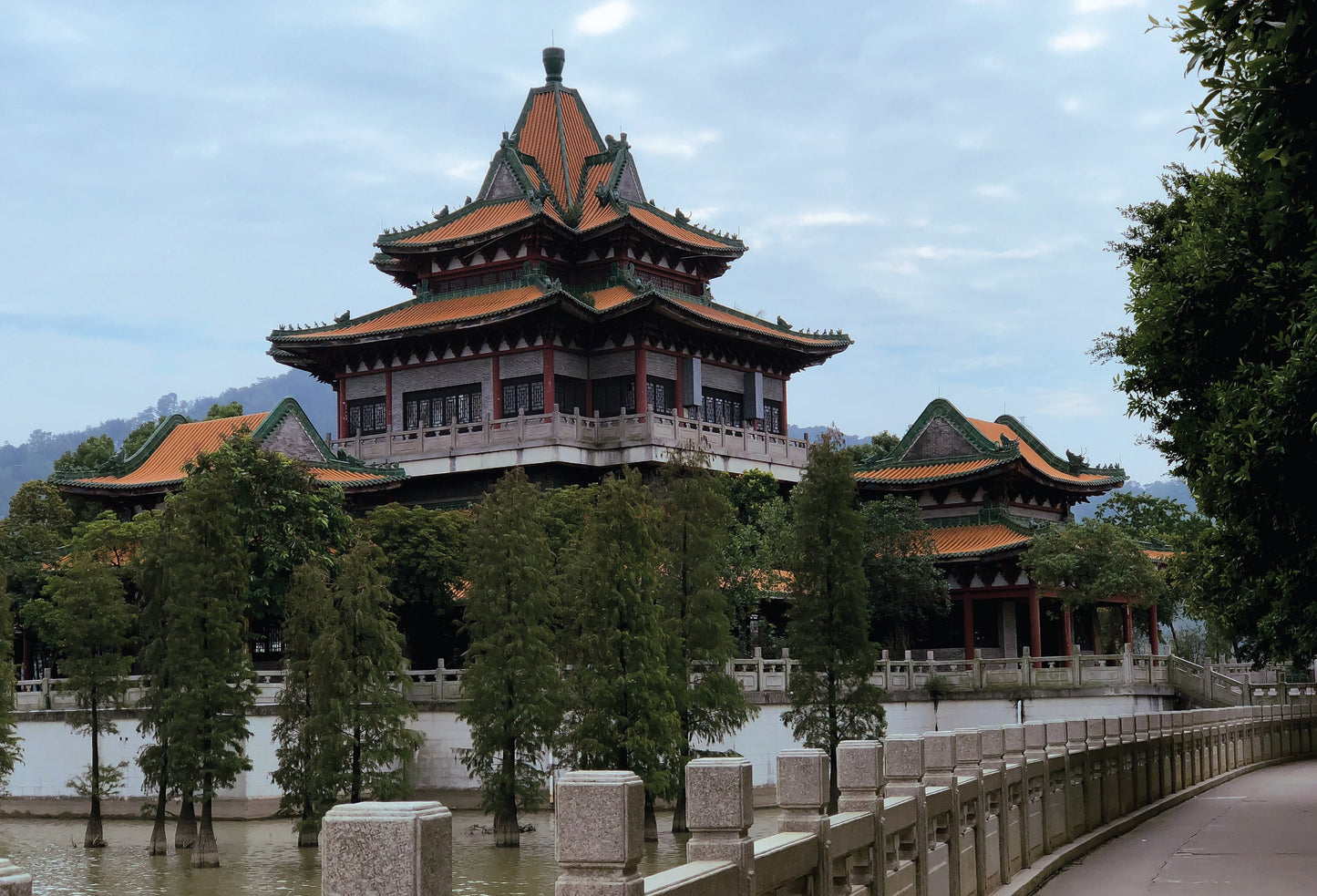 Foshan Shunfenshan Park Photograph Postcard